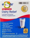 Equate Fast Acting Dairy Relief Lactase Enzyme Dieetsupplement Vanille Smaak kauwtabletten Tabletten 32 Tellen (pakket van 1) + CreativeAndBundle Sticker