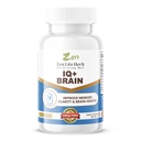 ZEN VIE HERB IQ+ Cerveau - Sans caféine, concentré, concentration, mémoire et énergie testés cliniquement, supplément naturel à base de plantes, pas de vitamines/minéraux, champignons/sucre (60 softgels)