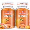 Curcumin Kurkuma Gummies Extra sterkte 2000mg 8:1 Extract Kurkuma supplement Gummies met zwarte peper & gember 
