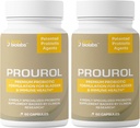 Prourol Gepatenteerde PROBIOTIC Supplement voor Urinaire Gezondheid, Blaasondersteuning, Immune Boost, Frequent Urination Relief, UTI Gezondheid, Natuurlijke Ingrediënten, Dagelijkse Algemene Gezondheidsondersteuning-2 Flessen - 120 Tellen