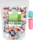 XPRS Nutra Maat 00 Lege Capsules - 1000 Graaf Lege Vegan Capsules - Vegetarische Lege Pillen - DIY Plantaardige Capsule Filling- Veggie Pill Caps (Multi Color)