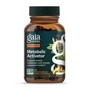 Gaia Herbs Metabole Activator - Natural Energy Supplement for Metabolisme Support - Made with Panax Notoginseng & Astragalus Extract - Free from Dairy, Soy & Gluten - 60 Capsules (60 Servings)