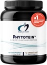 Designs for Health Phytotein Vegan Protein Powder - 20g Organic Rice, Sacha Inchi, Pumpkin Seed, Sunflower Seed & Pea Protein Powder Blend - Romige Textuur, Chocolade Plant Proteïne (510g)