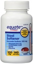 Equate - Stool Softener 100 mg, 140 capsules (Vergelijk met Colace) (1)