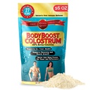 BodyBoost Whole Colostrum, 100% Bovine Colostrum Powder, Immune Booster with Immunoglobuline & Lactoferrin, Grass Fed Colostrum for Gut Health, 16 oz