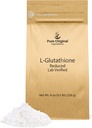 PURE ORIGINEEL INGREDIËNTEN L-glutathionpoeder (8 oz) verminderd, altijd zuiver, Lab geverifieerd supplement
