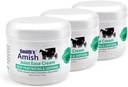 Smith's Amish JointEase Soothing Cream 3 Pack (Drie 4 oz Jars) met Arnica, Tea Tree, Eucalyptus, Pepermunt en Rosemary