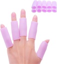 Povihome 10 Pack Finger Sleeve Protector Silicone Duim Beschermer voor Artritis Basketbal Mallet Finger Trigger Corn Blister