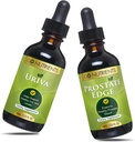 Go Nutriënten Uriva & Prostate Edge Prostate Supplement voor mannen met Pygeum en Saw Palmetto Extract Uric Acid Support Supplement, voor gezonde Uric Acid niveaus die helpt gemakkelijke ongemakken