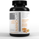 Curcumine curcumine - 100x plus actif que le curcuma, 170% plus actif que le curcuma + extrait de poivre noir. Soutien, secours et énergie communs. Transporteur biologique de Curcumine/Plante.