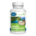 Energize Oyster Extract Supplement voor mannen en vrouwen - Zink, Taurine, Aminozuren - Ondersteunt energie en wellness, geproduceerd in de VS, 500 mg, 60 plantaardige capsules.
