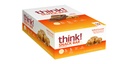 Denk na! Proteïne Bars met Chicory Root voor vezels, Gezouten Karamel, Snack Bars zonder kunstmatige zoetstoffen, 1.4 Oz, 10 Ct