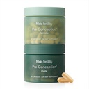 Frida Fertility Pre-Conception Supplement Set, His & Hers Daily Vitamines & Minerals for Fertility, Egg Support & Sperm Health, Folic Acid, Inositol, CoQ10, 60 Capsules Each, 30 Day Supply