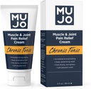 MUJO Crème de soulagement des muscles toniques chroniques et de la douleur articulaire - Ingrédients organiques à action rapide et à longue durée - Pénétration profonde pour l'arthrite et les sprains - 3 fl oz