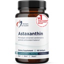 Designs for Health Astaxanthin - Microalgae (Haematococcus Pluvialis) Extracted Carotenoid Antioxidant Supplement - Support for Cardiovascular, GI, Skin + Eye Health (60 Softgels)