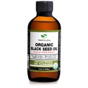 Biologische Black Seed Oil - USDA Certified Cold Pressed Glass Bottle Over 1,5% Thymochinon 3X Strength Turkish Black Cumin Nigella Sativa Non-GMO 100% Pure Blackseed Oil (4oz glazen fles)