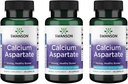 Swanson Calcium aspartaat - Herbal Supplement Promoting Bone, Heart, & Muscle Health - Natural Formula Promoting Total Body Wellness - (60 Capsules-200mg Each) (3 Pack)