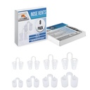 Neus Vent Sinus Relief Dilator (pakket van 8 verschillende maten) - Een eenvoudige oplossing voor neussnorren - Herbruikbare snurken apparaat om te genieten van een vreedzame nachtrust - door Mobi Lock