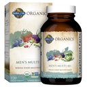 Jardin de la vie Organiques aliments entiers Multivitamines pour les hommes 40+ 120 comprimés, Végétaux hommes Multi pour la santé et le bien-être Vitamines et minéraux biologiques certifiés pour les hommes plus de 40 vitamines pour les hommes