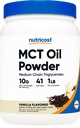 Nutricost Premium MCT Oliepoeder (1 LB, Vanille) - Beste voor Keto, Ketosis en Ketogene Dieten - Zero Net Carbs, Non-GMO en Glutenvrij, Medium Chain triglyceride