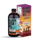 Ethiopian Black Seed Oil - 3,43% Thymochinon Cold-Pressed Black Cumin Seed from Pure Nigella Sativa - First Pressing Blackseed Non-GMO Improved - 16 Oz Glass Bottle Sweet Sunnah