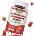 Verbeterde Glucosamine Chondroïtine Gummies met MSM voor volwassenen - extra sterke Joint Health & Flexibiliteit, Antioxidant & Immuun Support Supplement, 60 Tel.