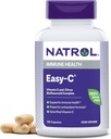 Natrol Easy-C Immune Health, Dieetsupplement, Ondersteunt Immune Health met vitamine C en Bioflavonoïden, Veggie Capsules, 500 mg, 120 Tellen
