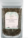 Starwest Botanicals Feuilles et Fleurs d'Awthorn Biologique - Feuilles séchées de feuille d'herbe pour thé, aide au bien-être naturel pour les femmes et les hommes, coupée et tamisée, casher certifié, non-OGM - 4 oz Pouch