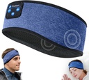 Casques de sommeil Headband10Hrs Bluetooth Headband avec écouteurs confortables Casques de couchage confortables pour les lits latéraux, Sleep & Lounge Idée cadeau pour les femmes Hommes