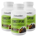 Naturalslim Magnesium Oxide - Constipend for Constipatie Relief, Colon Cleanser & Stool Softeners for Women & Men with Magnesium Citraat, Aspartate, & Olive Extract - 120 Plantaardige Capsules 3 Pack