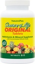 NaturesPlus Levensbron - 180 tabletten, verpakking van 3 - Multi-Vitamine & Mineraal Supplement - Ondersteunt natuurlijke energie & algehele welzijn - Glutenvrij, vegetarisch - 60 totale porties