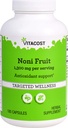 Vitacost Noni Fruit -- 1.300 mg per portie - 180 capsules