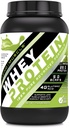 Amazing Muscle 100% Whey Protein Powder *Advanced Formula with Whey Protein Isolate as a Primary Ingredient Samen met Ultra Filtered Whey Protein Concentrate (Japanse Matcha, 2 Lb)