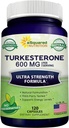 aSquared Nutrition Turkesterone Supplement 600mg - 120 Capsules - Ajuga Turkestanica Extract Powder - Turkesterone Supplement Complex Pillen - Natuurlijke vorming