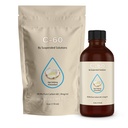 C-60 MCT - 4oz - 99,9% Pure C-60 in biologische Extra Virgin MCT olie - 100% Oplosmiddelvrij - 108mg Actieve C60 - Glazen Fles - Carbon 60