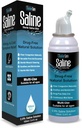 Saline Spray for Neus - Neusspray Saline Solution for Pasgeborene, Baby & Adults, Saline Water Decongestant Mist for Stuffy Nose, Travel Friendly, Natural, 0,9% Saline - 100 ml (3,4 fl oz)