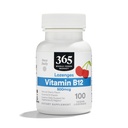 365 par marché des aliments entiers, vitamine B12 500mcg Lozenges, saveur de cerise naturelle, végétalien, 100 comte