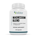Magnesium Complex Supplement, volledig spectrum Magnesium Blend, Magnesium Glycineer met Malaat, Citraat, Taurinaat en Gluconaat - Hoge Absorptie Magnesium Supplement, Magnesium Complex Capsules
