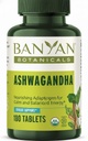 Banyan Botanicals Comprimés d'Ashwagandha – Racine d'Ashwagandha biologique – Adaptogène à base de plantes renommé pour le soutien de l'énergie naturelle et le stress* – 180 Comprimés – Vegan non-OGM d'origine durable
