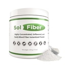 SolFiber Prebiotic Powder Supplement, Non-GMO Alternatief voor vezel Gummies, Ondersteunt Digestieve Gezondheid, Easy-to-Mix en hooggeconcentreerde vezelpoeder, 7 Ounces, 60 Servers