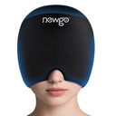 NIEUWGO Migraine Relief Cap Hoofdpijn Ice Cap met top dekking, warme en koude therapie, Migraine Hoofdpijn Relief Cap voor spanning, stress & kater
