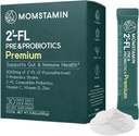 MOMSTAMIN HMO(Human Milk Oligosacchariden) Super Prebiotica en Probiotica voor Vrouwen, Mannen: Immuunverteringssupplement 
