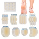 LotFancy Blister Bandages voor voeten, 24 Blister Pads en 12 Acne Patches, 8 Maat Hydrocolloïde Bandage, Waterproof Seal Gel Blister Kussen Variety Pack voor de bescherming van tenen, Heel Blister Preventie