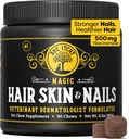 La peau et les ongles des chiens de la force médicale Chews de la peau et des ongles de la vitamine A et du niacinamide B3 pour les chiens de l'EPA Omega 3 pour les chiens