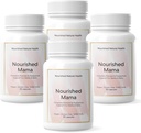 Gevoede Mama Prenatale Multivitamine - Vegan Multivitamine voor preconceptie, zwangerschap, postpartum en borstvoeding Ondersteuning - ijzer-vrij met gemethyleerde folaat en hoge dosis Choline - 360 capsules