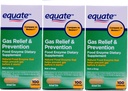 Equate Gas Bloating Relief and Prevention, Food Enzyme Dietary Supplement, 300 Tellen