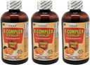 Germa B-Complex Sirop. Supplément diététique. Aide à la santé des os, à la croissance et au développement. Sans sucre. Boîte de 3