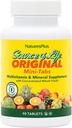 Natures Plus Source de vie - 90 Mini-Tabs - Multivitamines et suppléments minéraux - Supporte l'énergie naturelle et le bien-être général - Sans gluten, végétarien - 15 Total des services