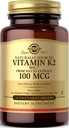 Solgar Naturally Sourced Vitamine K2 (MK-7) 100 mcg - 50 plantaardige Capsules, Pack of 2 - Ondersteunt Bone Health - Whole Food Source from Natto Extract - Non-GMO, Glutenvrij - 100 Totaal porties
