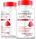 (2 Pack) Raspberry Ketone Capsules, Officiële Raspberry Ketone Voor gewichtsverlies, all-natuurlijke Keto formule om uw lichaam en fitness doelstellingen te ontgrendelen, Raspberry Ketone 1200MG supplement, Beoordelingen (120 Capsules)